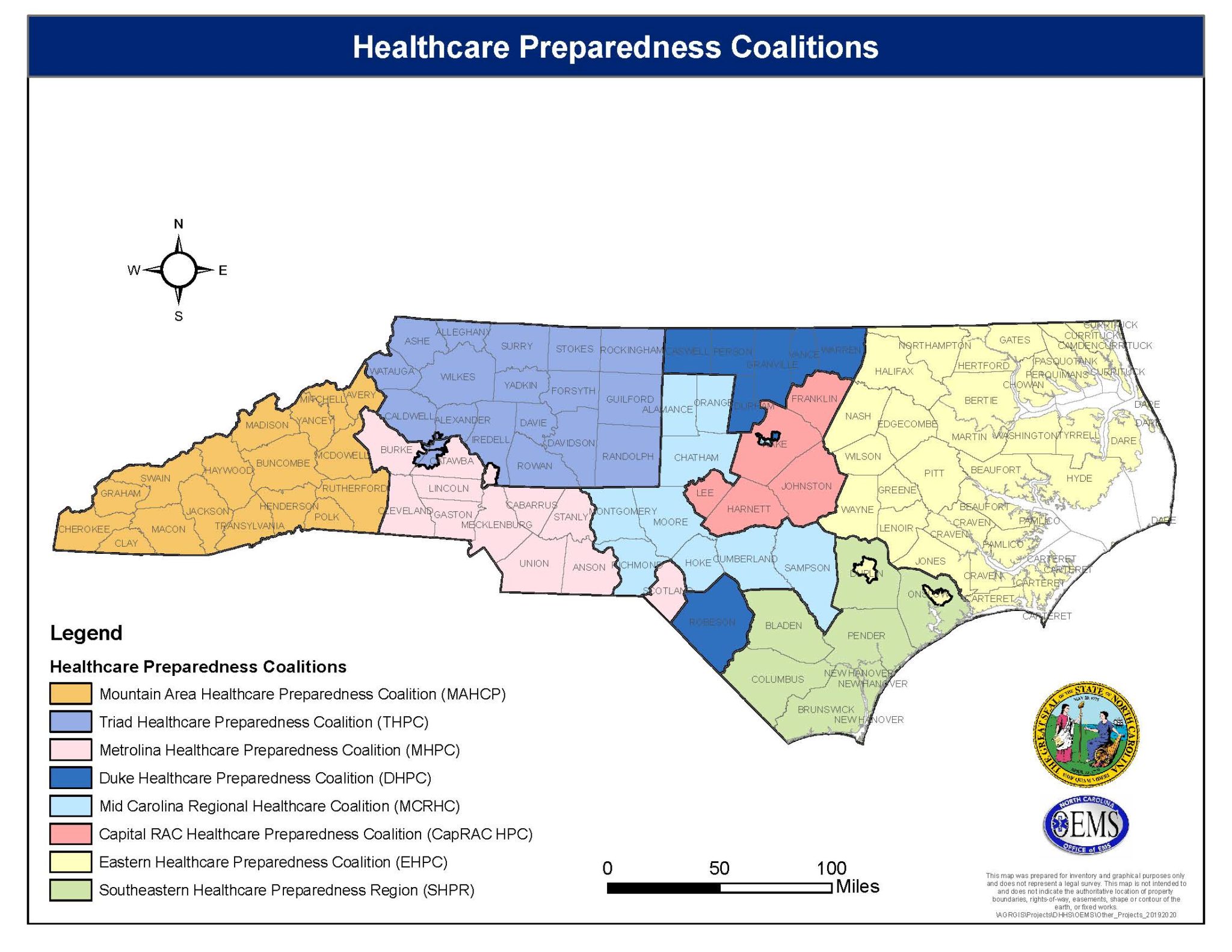 State Coalition Map – EHPC